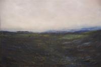 Landscape - Storm Over The Valley - Oil On Canvas