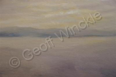 Landscape - Across The Derwent - Oil On Canvas