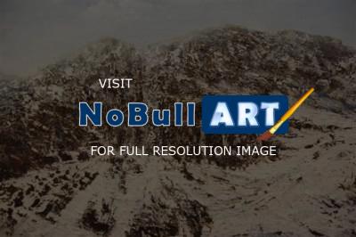 Landscape - Snowscape 4451 - Oil On Canvas