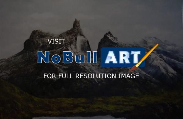 Landscape - Torres Del Paine - Oil On Canvas