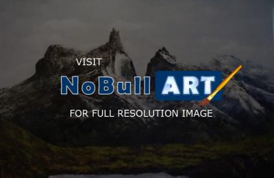 Landscape - Torres Del Paine - Oil On Canvas
