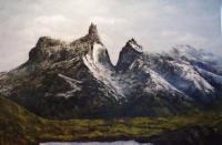 Torres Del Paine - Oil On Canvas Paintings - By Geoff Winckle, Traditional Painting Artist