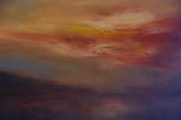 Fire In The Sky - Oil On Canvas Paintings - By Geoff Winckle, Impressionism  Realism Painting Artist