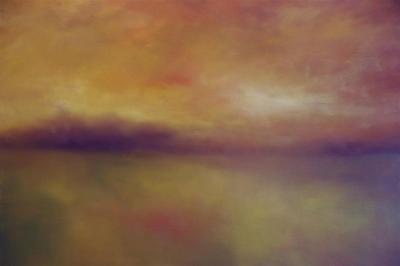 Landscape - Evening Serenade - Oil On Canvas