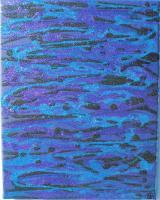 Oil On Water - Acrylic On Gallery Wrapped Can Paintings - By Grace Simkins, Abstract Painting Artist