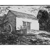 Old Mill Nieu Bethesda - Linocut Printmaking - By Alan Grobler, Graphic Printmaking Artist