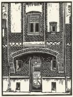 House In Haga Goteborg - Linocut Printmaking - By Alan Grobler, Graphic Printmaking Artist