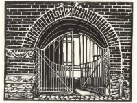 Open Gateway Haga - Linocut Printmaking - By Alan Grobler, Graphic Printmaking Artist