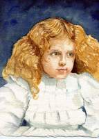 Portraits - Little Girl - Watercolor