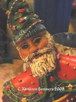 Atilt Kringle - Polymer Clay Mostly Sculptures - By C Kathleen Summers, Commercial Sculpture Artist