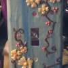 Blue Floral Switch Plate - Polymer Clay Mostly Other - By C Kathleen Summers, Commercial Other Artist