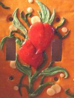 Switch Plates - Hearts Depths - Polymer Clay Mostly