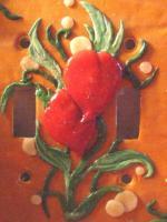 Switch Plates - Hearts Depths - Polymer Clay Mostly