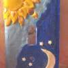 Day And Night - Polymer Clay Mostly Sculptures - By C Kathleen Summers, Commercial Sculpture Artist