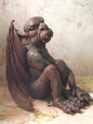 Gargoyles - Oh Really - Polymer Clay Mostly