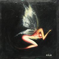 Fragility - Canvas Paintings - By Ana Calin, Oil Painting Painting Artist