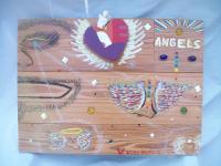 Angel Love - Mix Mixed Media - By Vickie Keaton, Recycle Mixed Media Artist