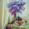 Spring Still-Life - 45X50 Cm Paintings - By Vita Melnik, Oil Painting Artist