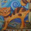 Fun Cat - 30X40 Cm Paintings - By Vita Melnik, Oil Painting Artist