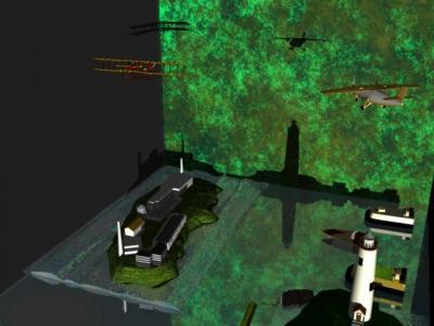 3D Images - Attack On Island Prison - Carrera