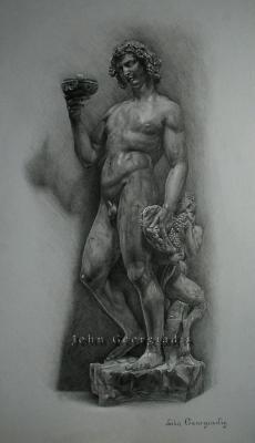 Drawings 2012 - Bacchus - Pencil  Paper