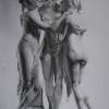 The Three Graces - Pencil Chalk Paper Drawings - By John Georgiadis, Realism Drawing Artist