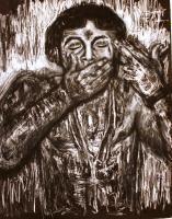 Free - Charcoal Drawings - By Kwaku Osei, Figurative Drawing Artist