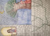 Romeo And Juliet - Colored Pencil Drawings - By Aurelia Schrantz, Modern Drawing Artist