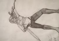 Girl Power - Warrior - Pencil