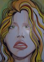 That Mouth - Marker On Foamcore Other - By John Heslep, Stylizedpopart Other Artist