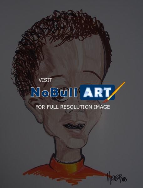 Caricatures - Caricature - Marker On Poster Board