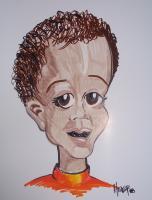 Caricature - Marker On Poster Board Drawings - By John Heslep, Caricature Drawing Artist