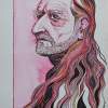 Willie - Watercolor Paintings - By John Heslep, Impressionismrealism Painting Artist