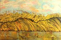 Wild  Poppies - Acrylic Paintings - By Paula Anderson, Expression Painting Artist