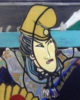 Samurai - Acrylic Paintings - By Paula Anderson, Expression Painting Artist