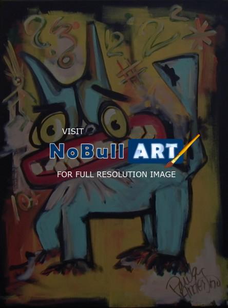 Neo  Expressionism - Who  Knew - Acrylic