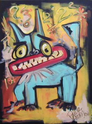 Neo  Expressionism - Who  Knew - Acrylic