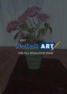 Still Life - Chrysanthemum - Acrylic On Board