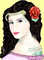 Kat Von D - Colored Pencilswindows Paintpi Mixed Media - By David Schmidt, Realism Mixed Media Artist