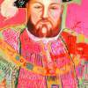Enrico Viii - Gouache Paintings - By Beatrice Feo Filangeri -Opere, Pop Barocco Painting Artist