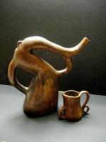 Tea Pot - Stoneware Ceramics - By Alanna Neal, Abstract Ceramic Artist