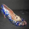 Blue Heels - Stoneware Ceramics - By Alanna Neal, Representational Ceramic Artist