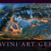 Alien Sky - Mixed Media Paintings - By Danny Davini, Abstract Painting Artist