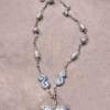 My Silver Butterfly - Polymer Clay Sculptures - By Maria Pureza Escano, Beadwork Sculpture Artist