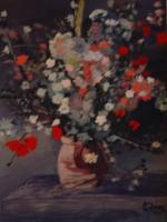 My Rendition Of A Renoit Work - Acrylic Paintings - By Elaine Childers, Impressionism Painting Artist