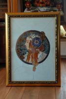 Alfons Mucha - Blonde - Glass Wood