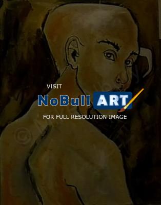 Mikes Art - Inhuman - Acrylic On Canvas