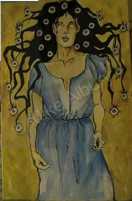 Mikes Art - Medusa - Acrylic On Canvas