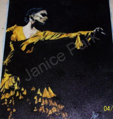 Oil Painting - Dancer - Oil Painting