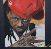 Lil Wayne - Pastel And Chalks Drawings - By Janice Park, Portraits Drawing Artist